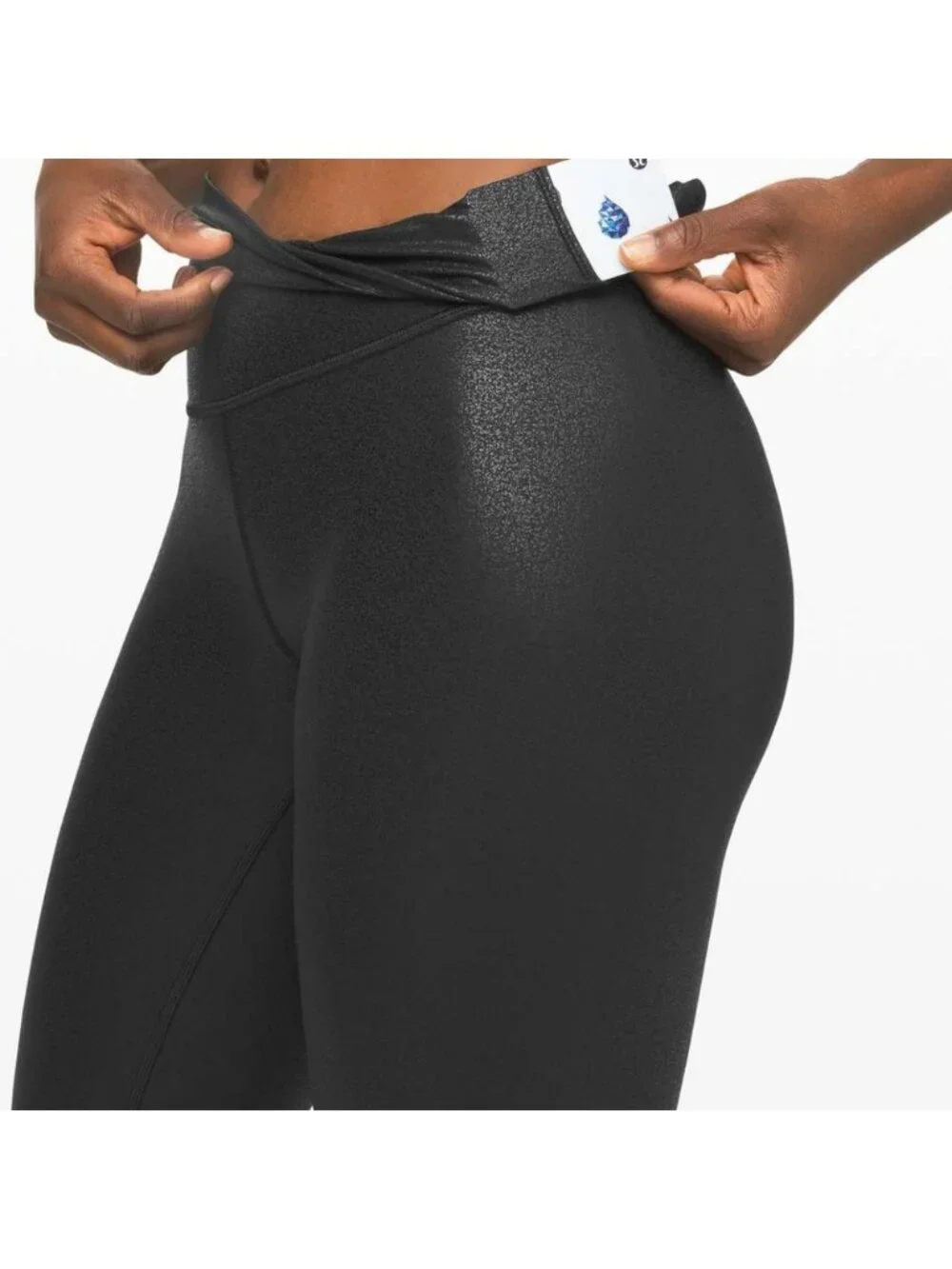 Lululemon Wunder Under Crop HR *Foil 21